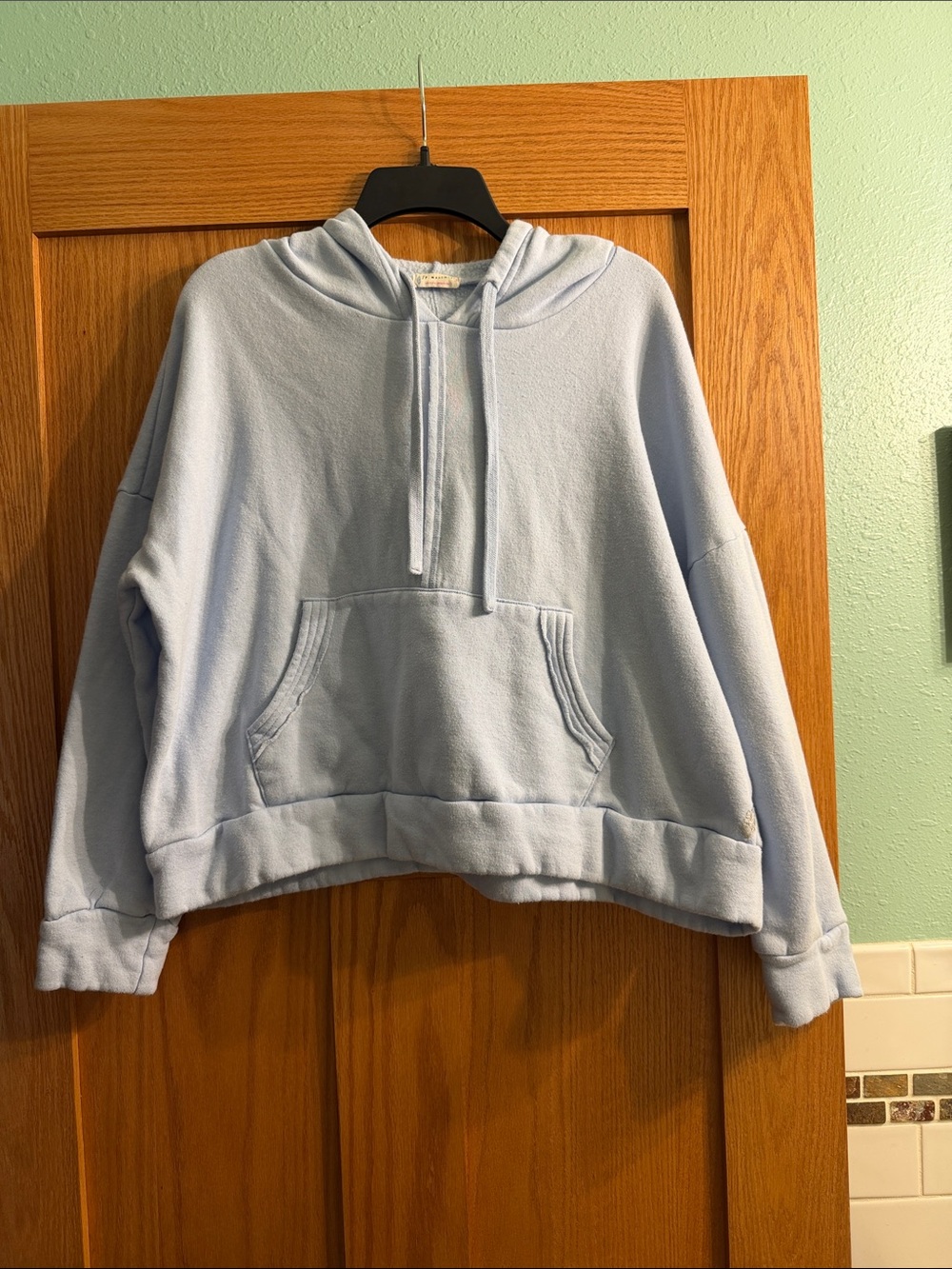 FP Movement by Free People Light Blue Pullover Hoodie